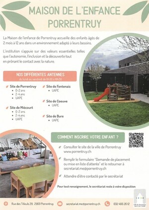 Maison de l'enfance - Porrentruy