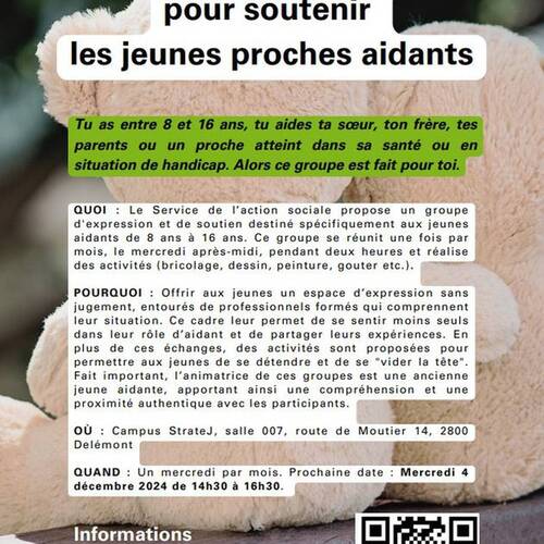 Groupe expression enfants et jeunes aidants