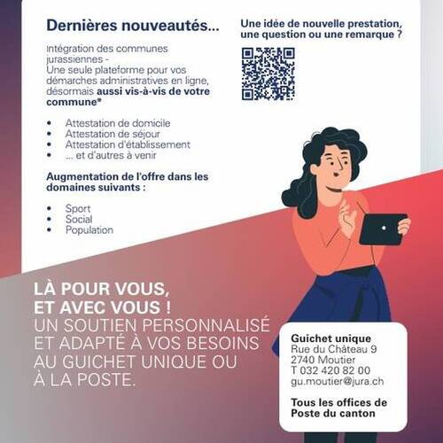 La commune de Bure intègre le Guichet virtuel sécurisé du canton du Jura !
