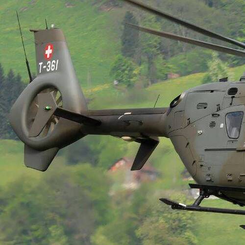 Exercice avec vols d'hélicoptères
