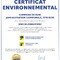 Certificat environnemental